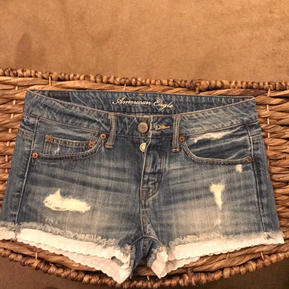 American Eagle jean shorts size 2